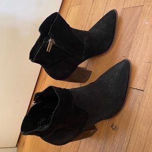 Suede ankle boots